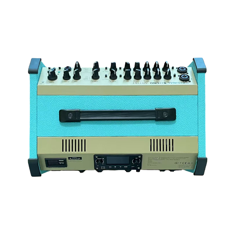 How does the distortion of acoustic instrument speakers change after long-term use?